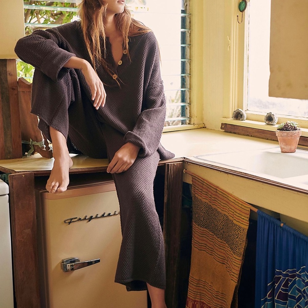 FREE PEOPLE NWT’s HAILEE SWEATER SET XL